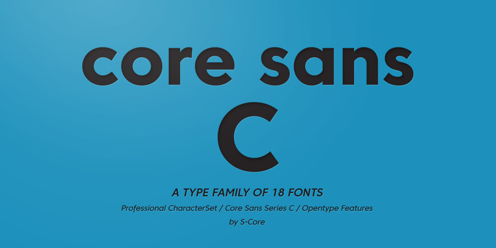 フォント Core Sans C