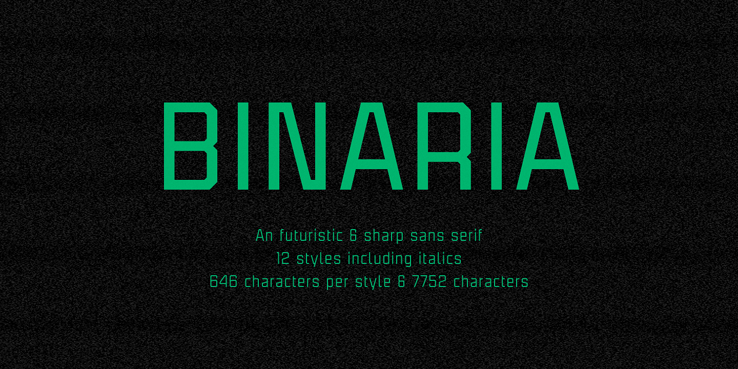 フォント Binaria