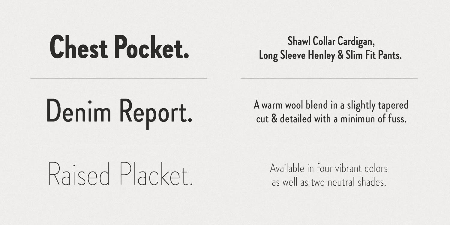 Brandon Grotesque Condensed