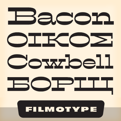 フォント Filmotype Western