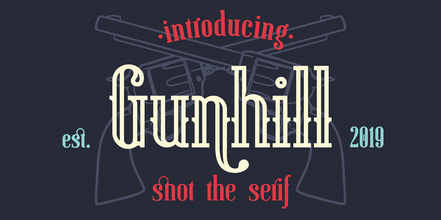 フォント Gunhill