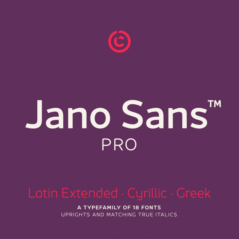 フォント Jano Sans Pro