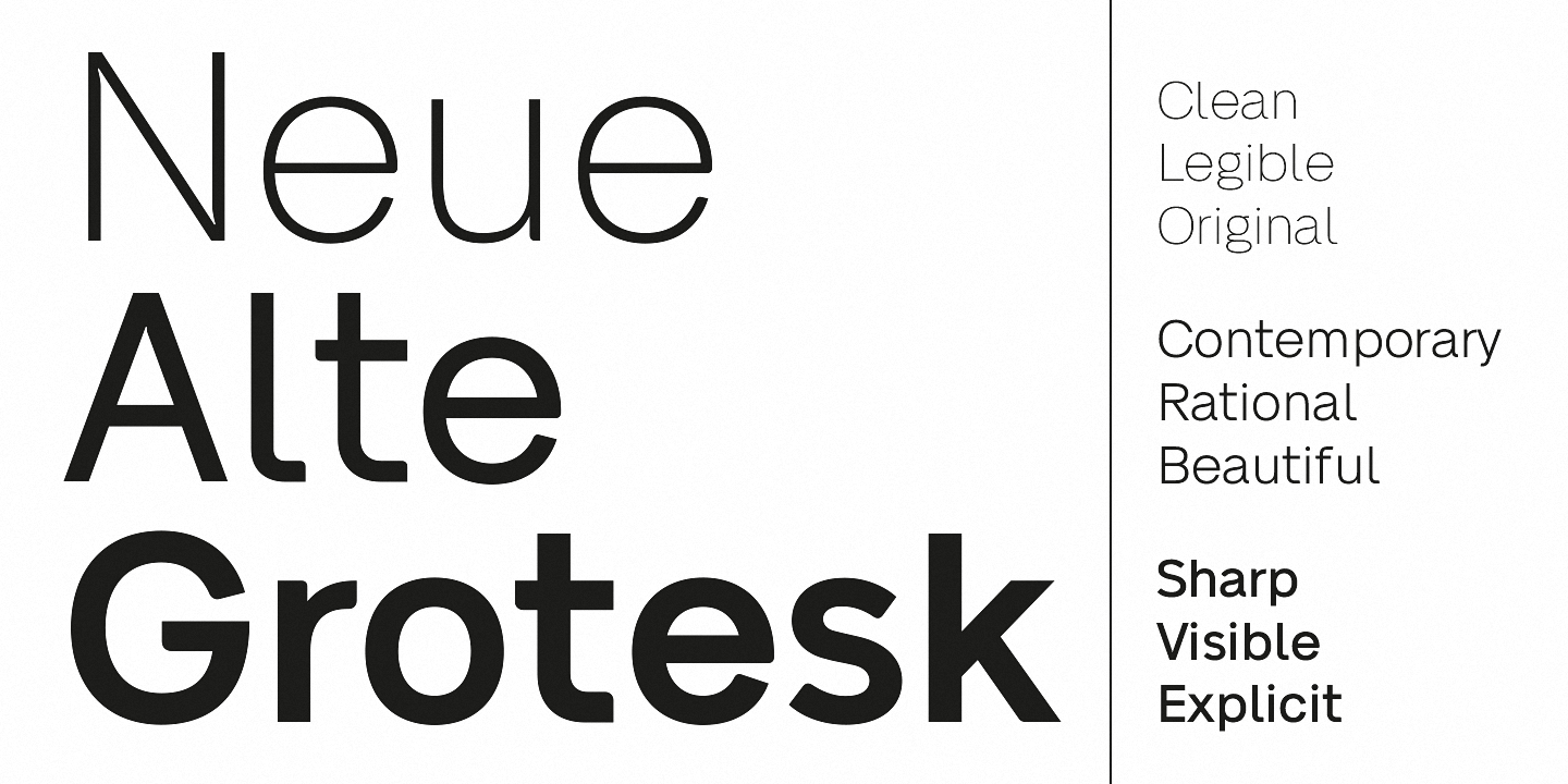 Neue Alte Grotesk