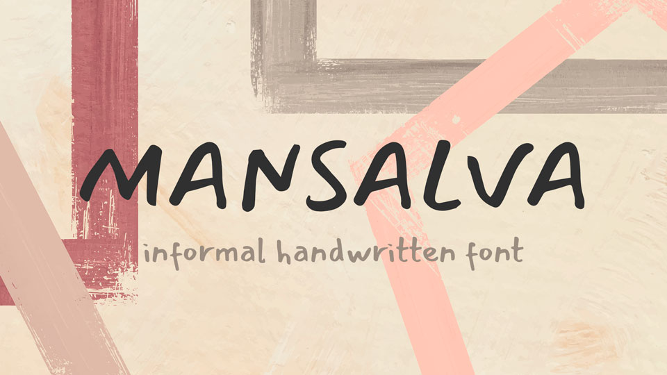 フォント Mansalva