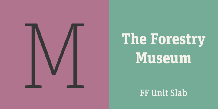 フォント FF Unit Slab Pro