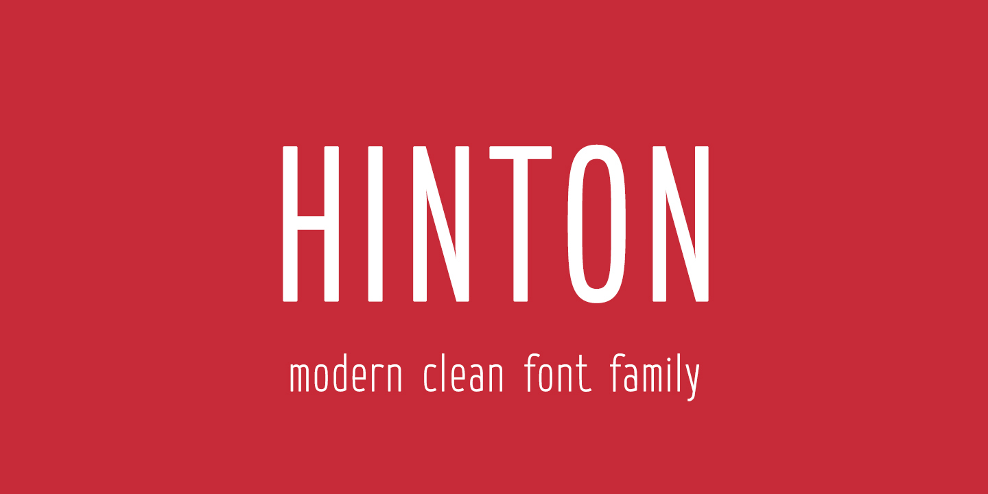 フォント Hinton