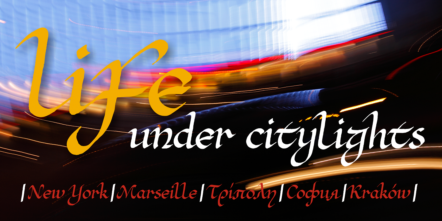 フォント Red Amaretto