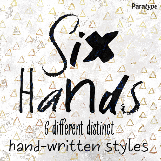 フォント Six Hands