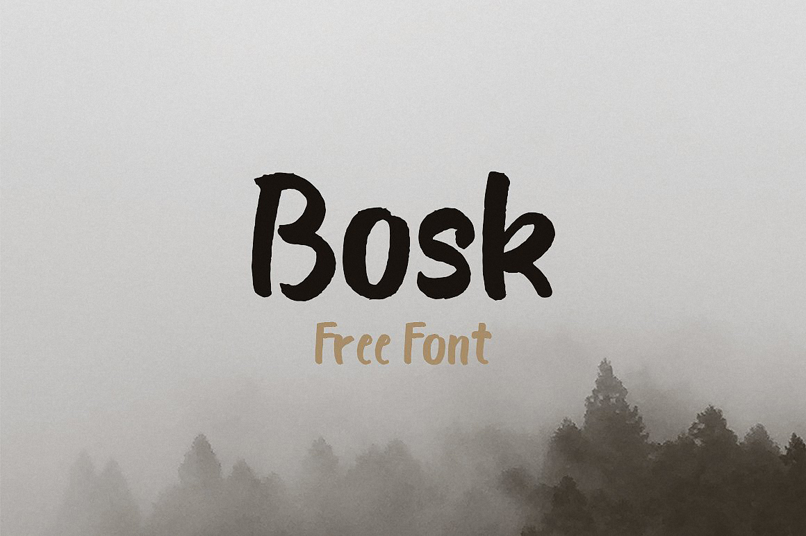 フォント Bosk