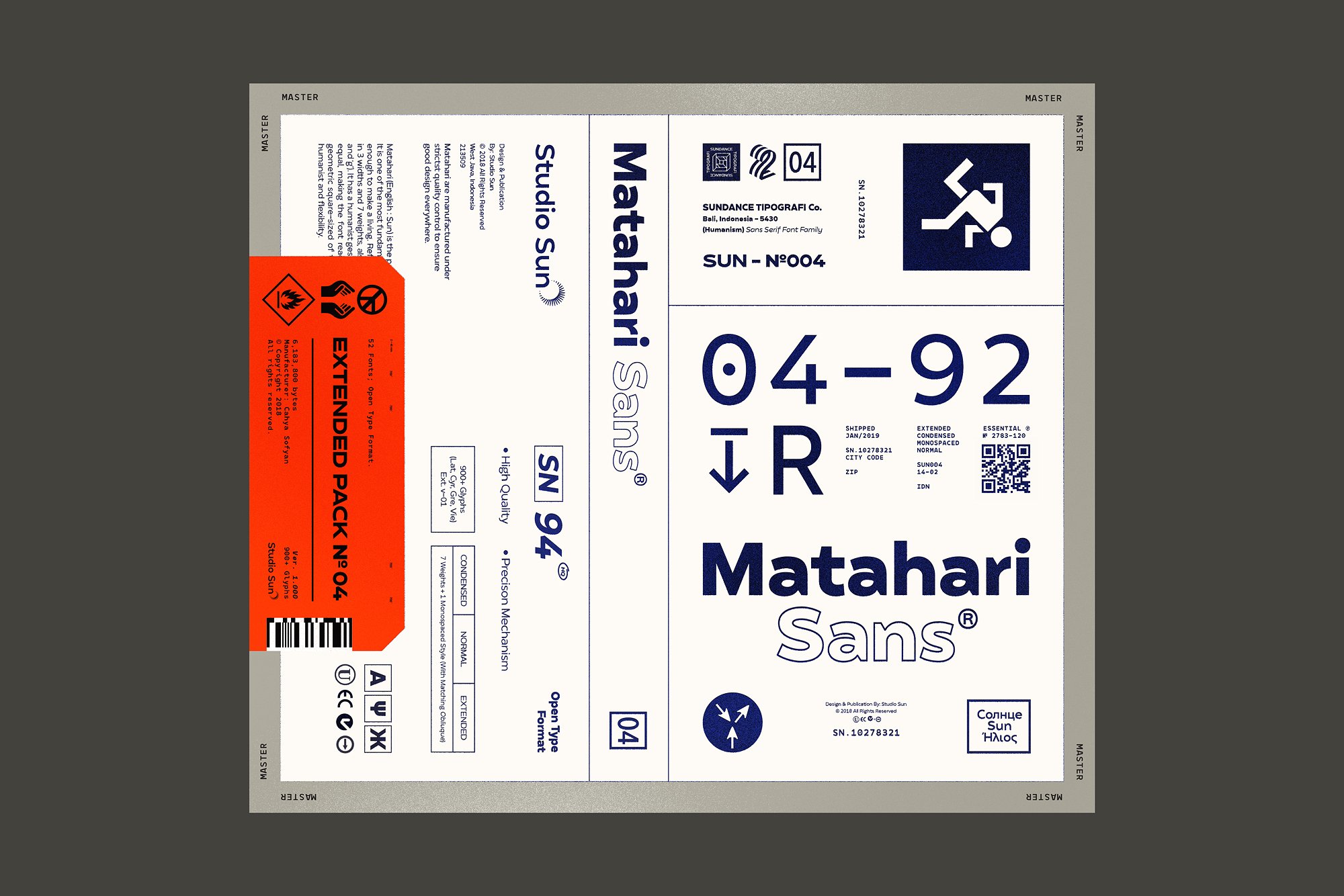 フォント Matahari