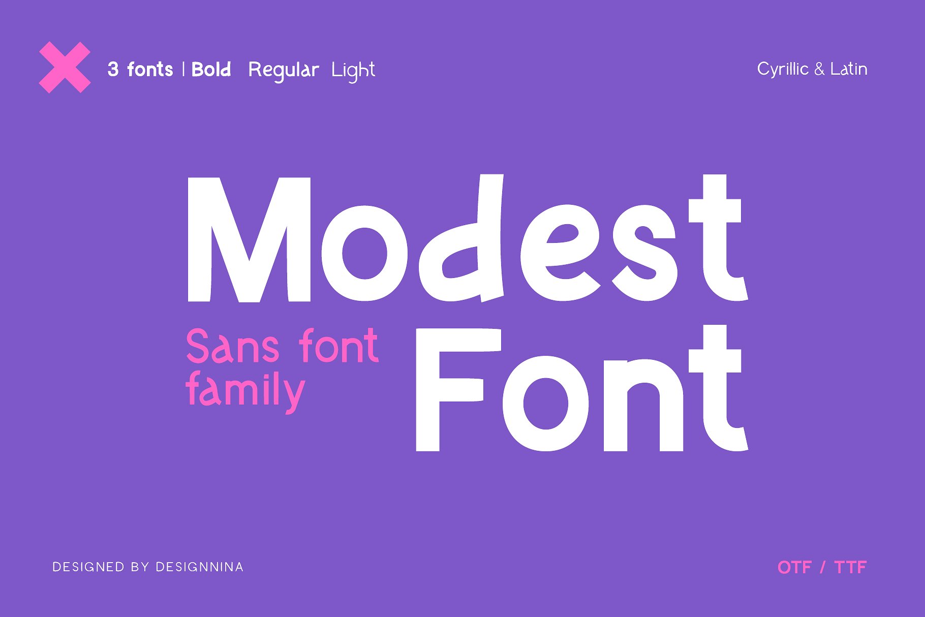 Modest Font