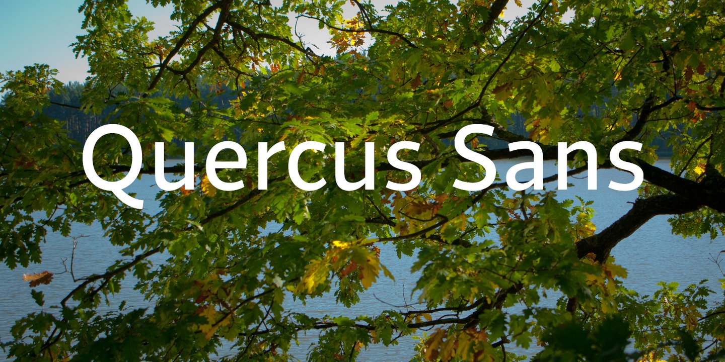 フォント Quercus Sans