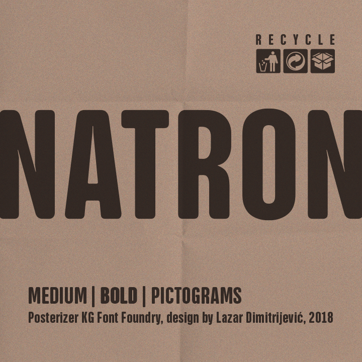 フォント NATRON