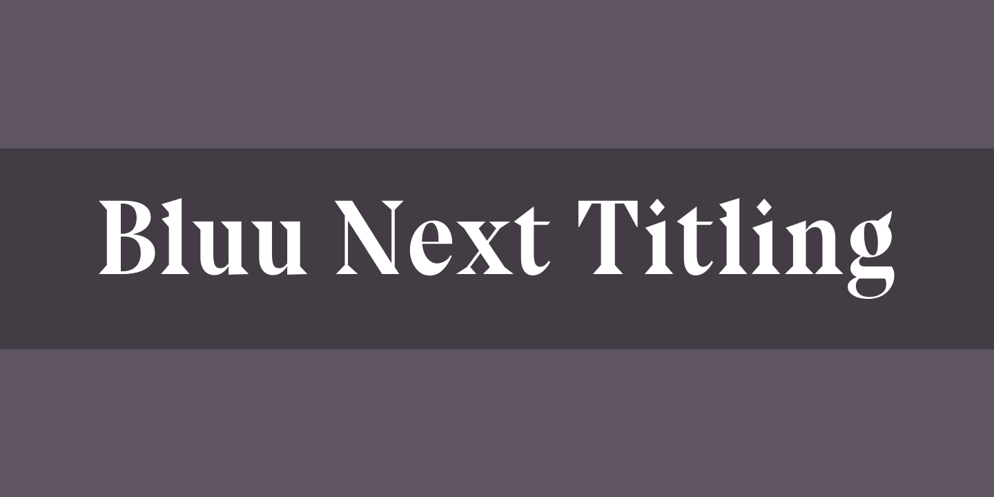 フォント BLUU NEXT