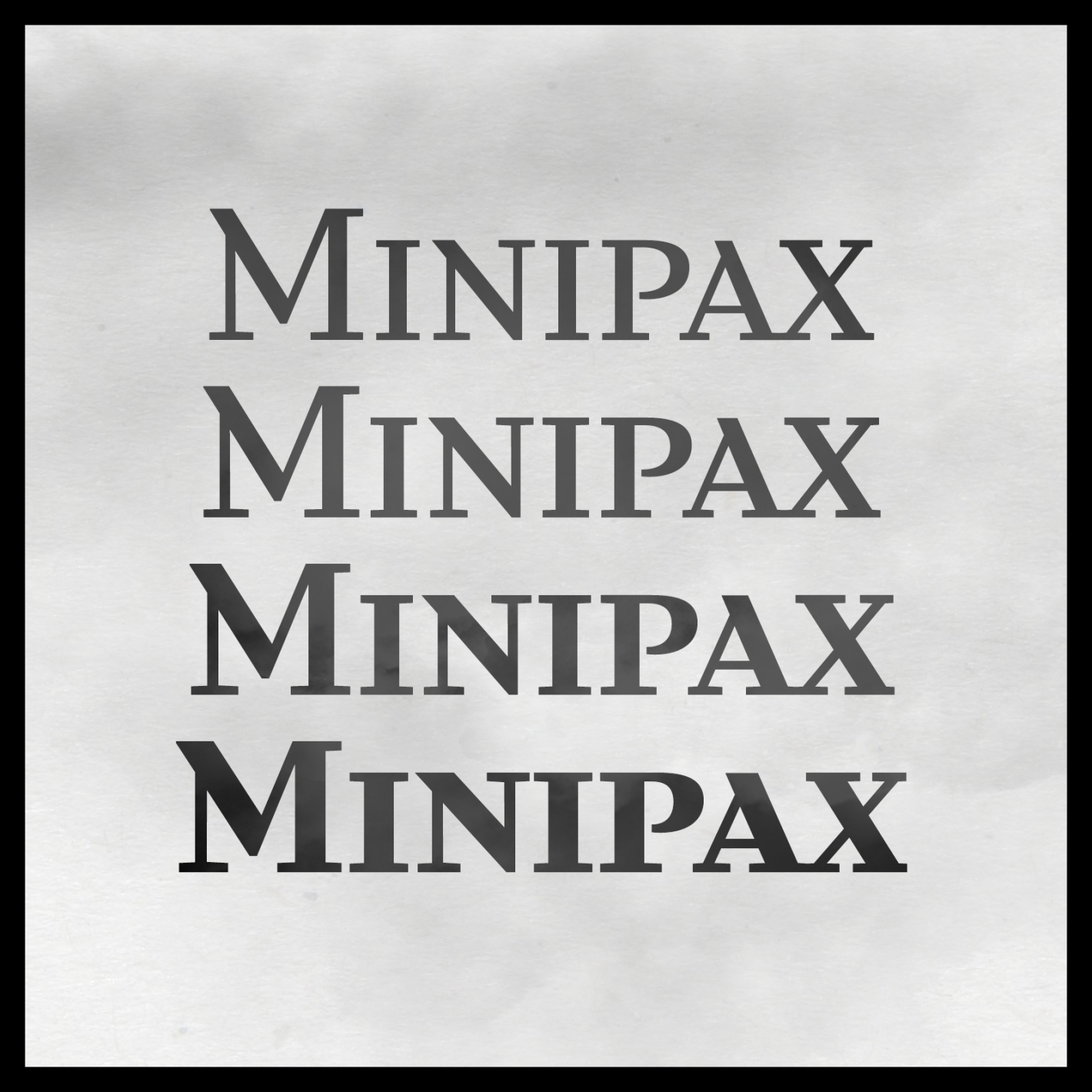 フォント MINIPAX
