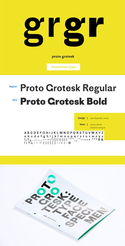 フォント Proto Grotesk
