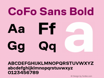 フォント CoFo Sans