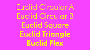 フォント Euclid Circular