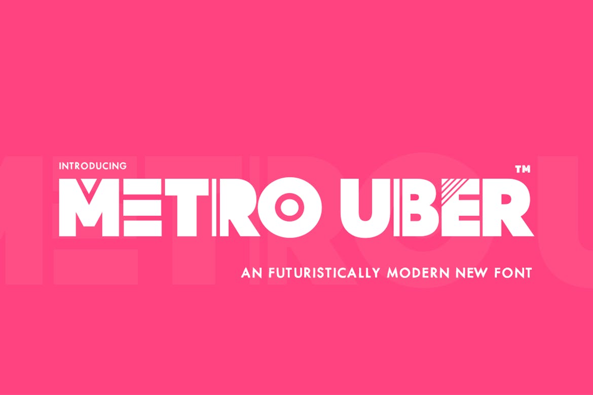 フォント Metro Uber