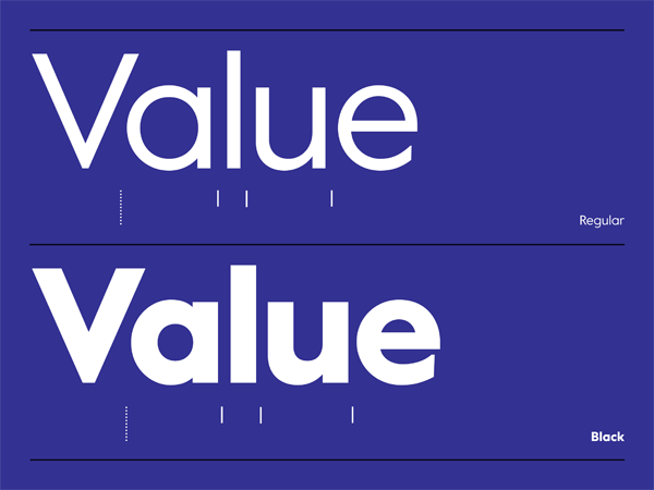 フォント Value Sans Pro
