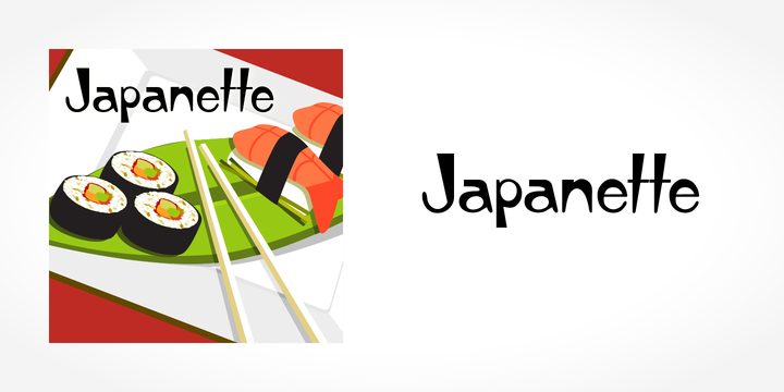 フォント Japanette
