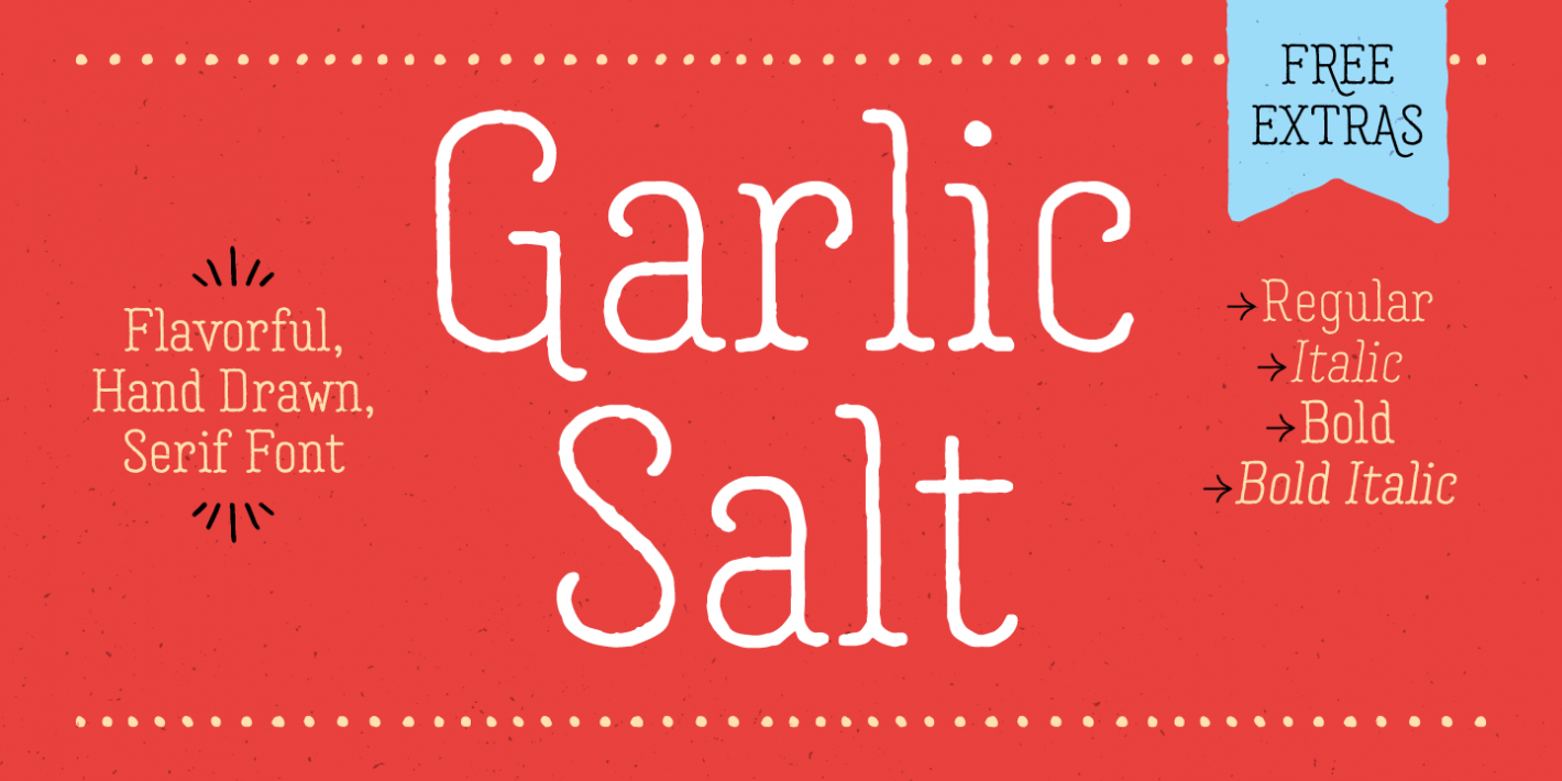 フォント Garlic Salt