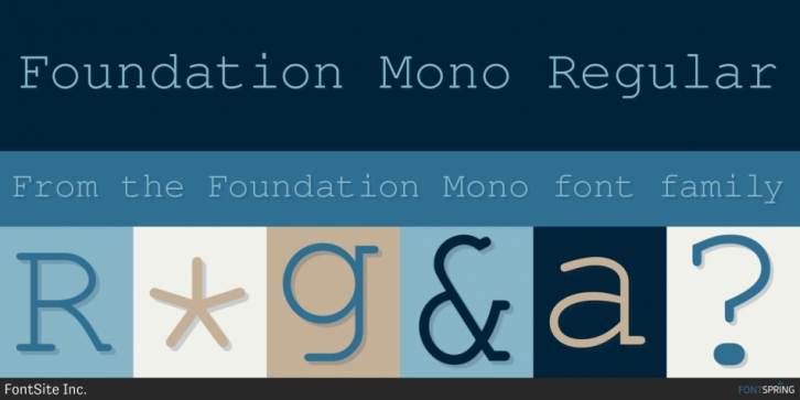 フォント Foundation Mono