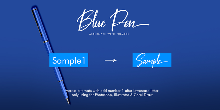 Blue Pen