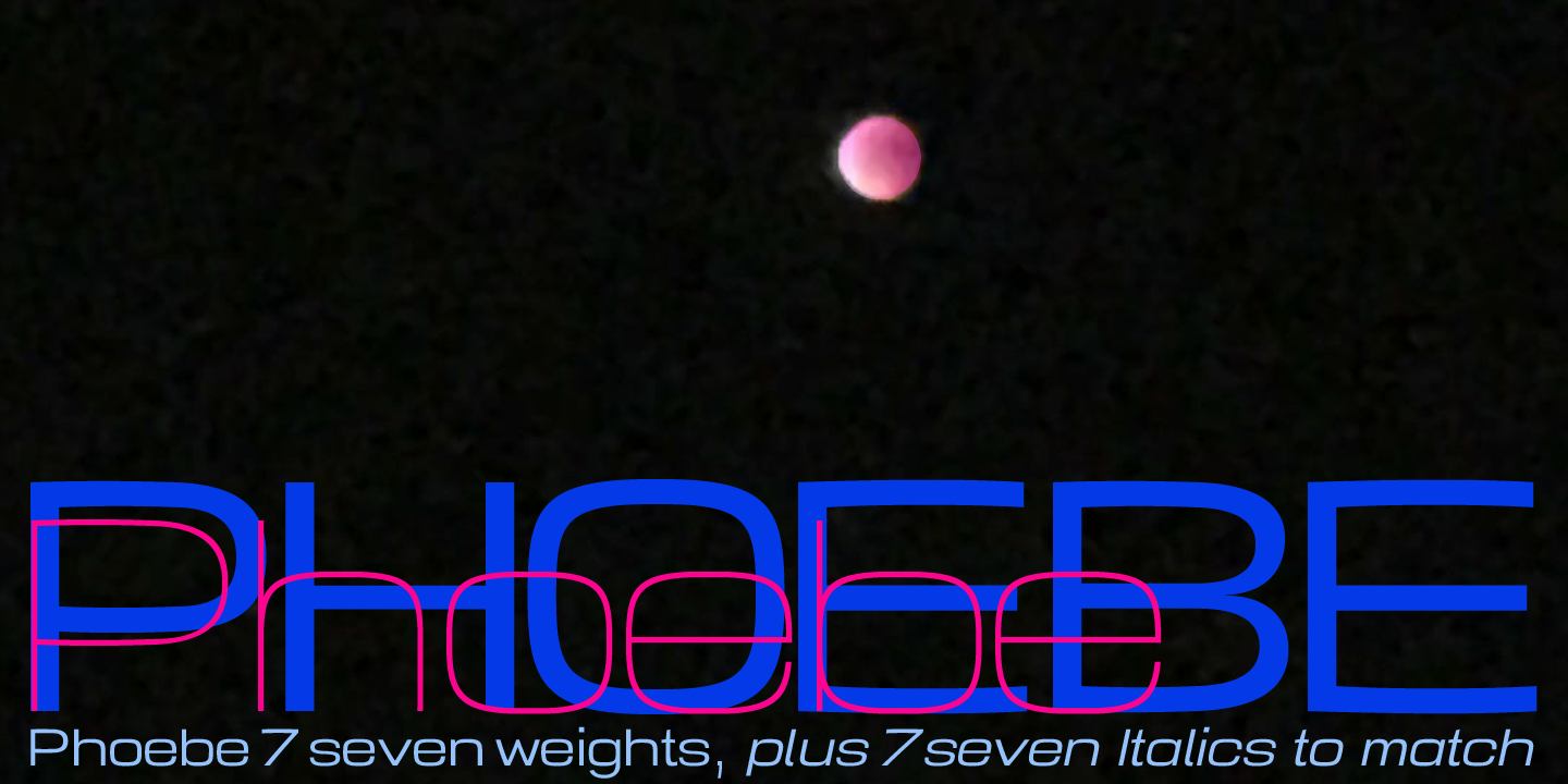 フォント Phoebe