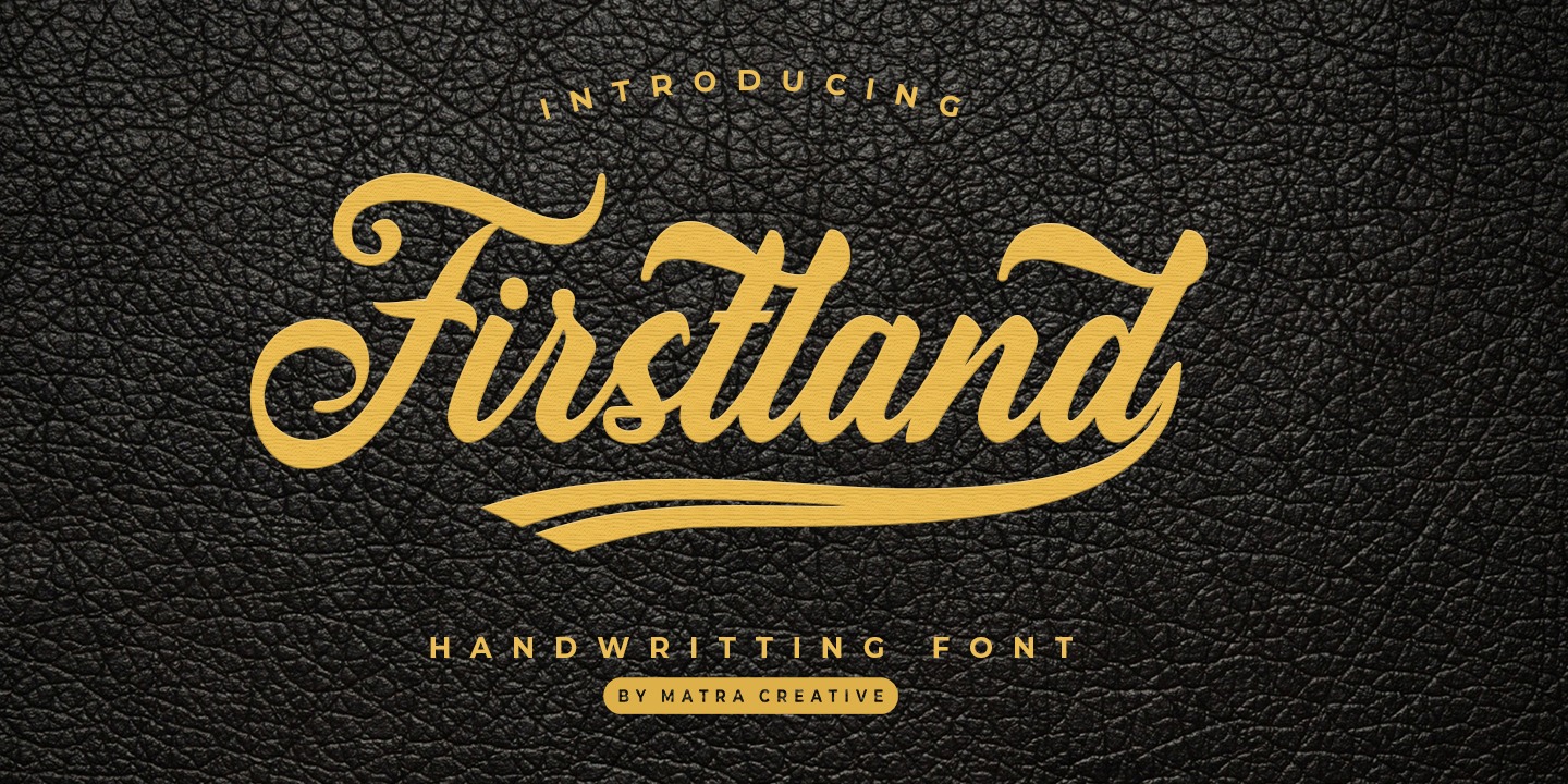 フォント Firstland