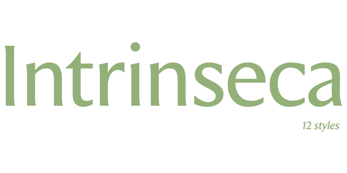 フォント Intrinseca