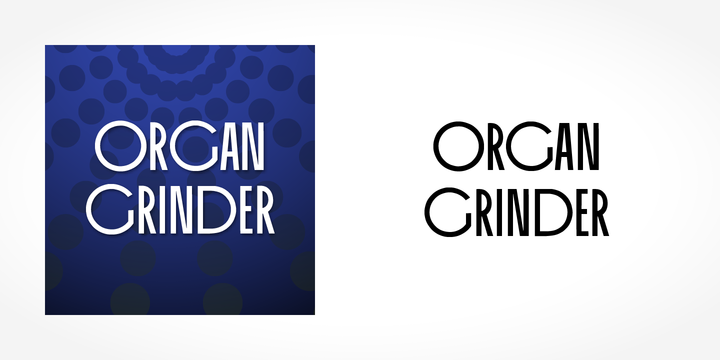 フォント Organ Grinder