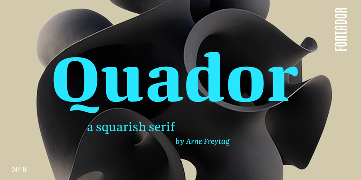 フォント Quador