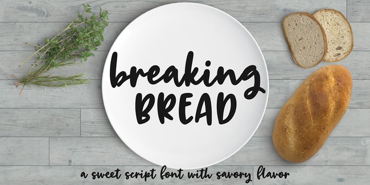 フォント Breaking Bread