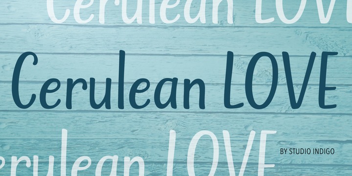 フォント Cerulean Love