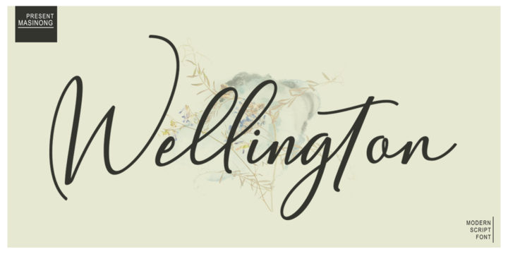 フォント Wellington