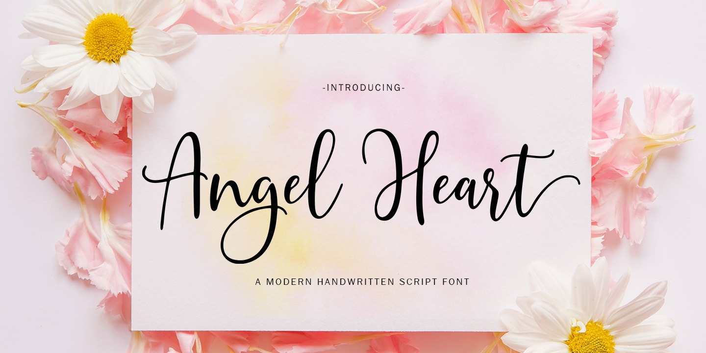 フォント Angel Heart