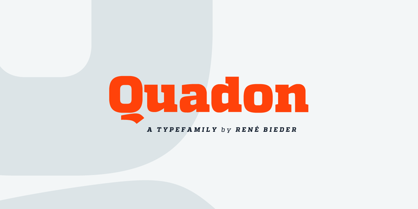 フォント Quadon