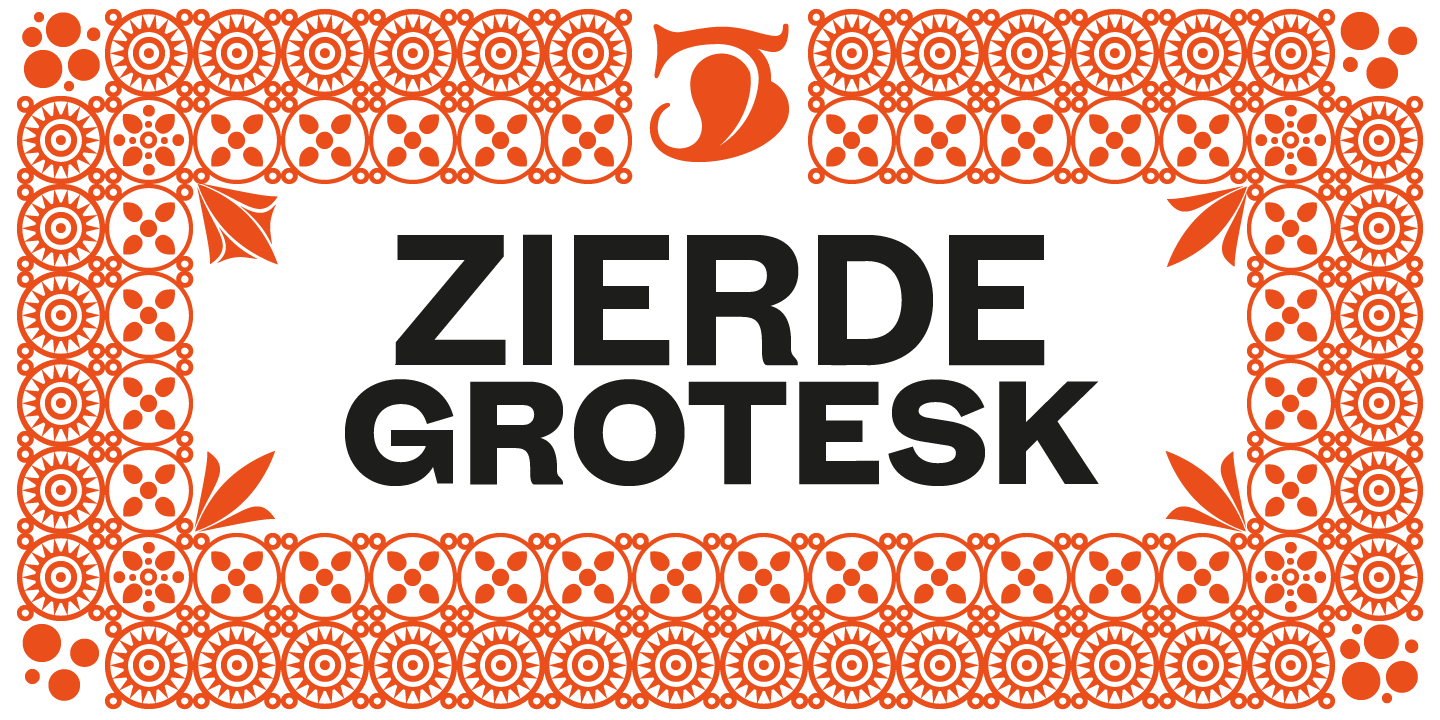 フォント Zierde Grotesk