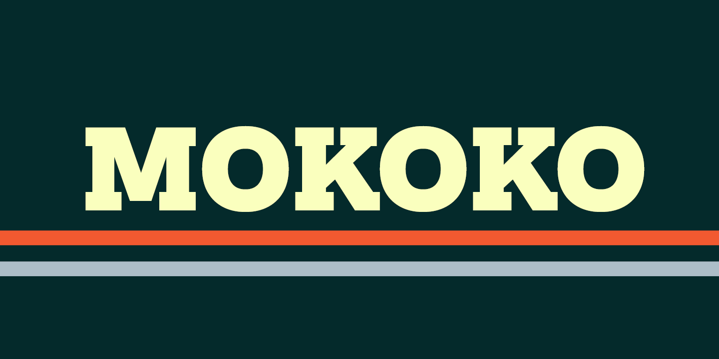フォント Mokoko
