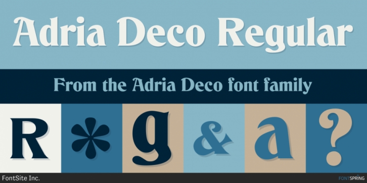 フォント Adria Deco