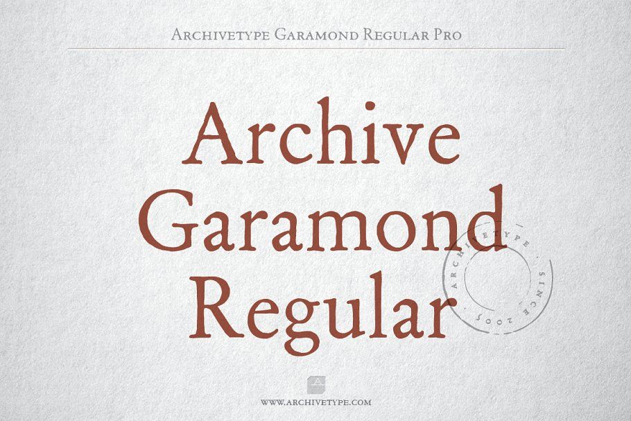 フォント Archive Garamond