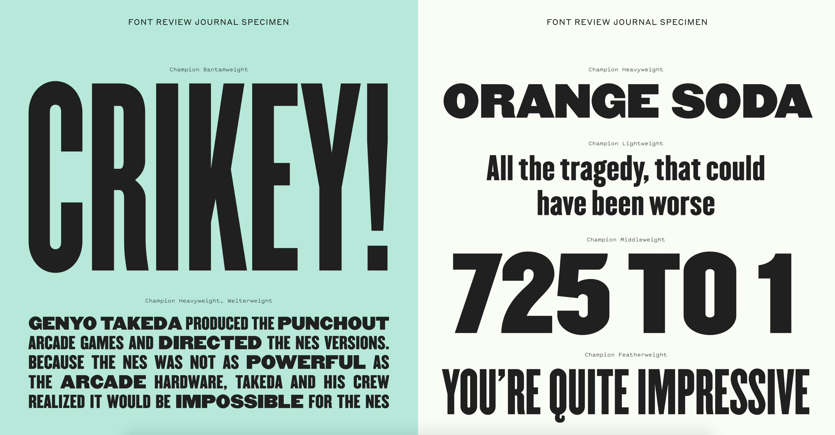 フォント Champion Gothic