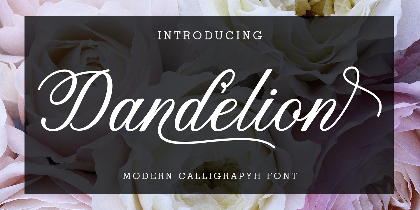フォント Dandelion Script