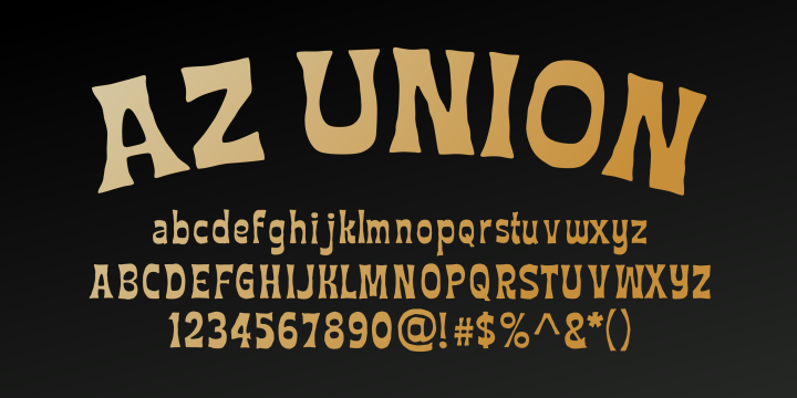 フォント AZ Union