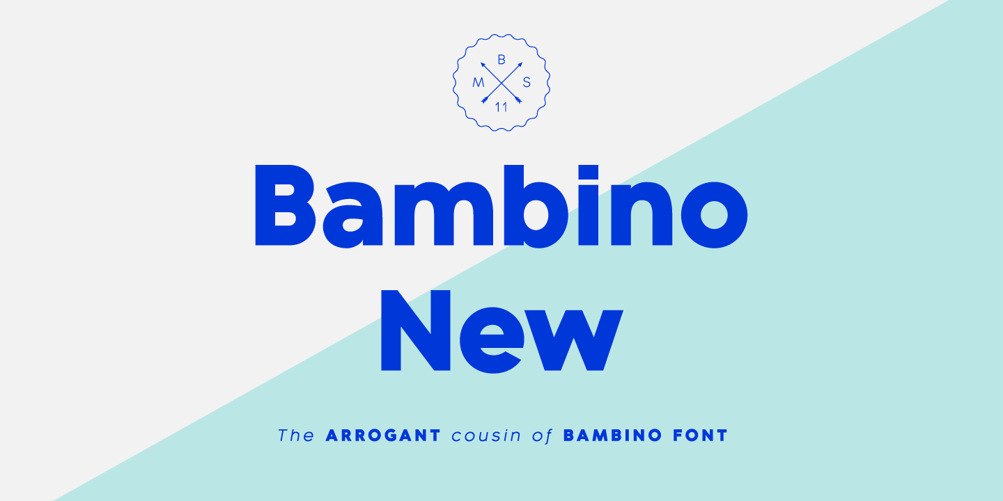 フォント Bambino New