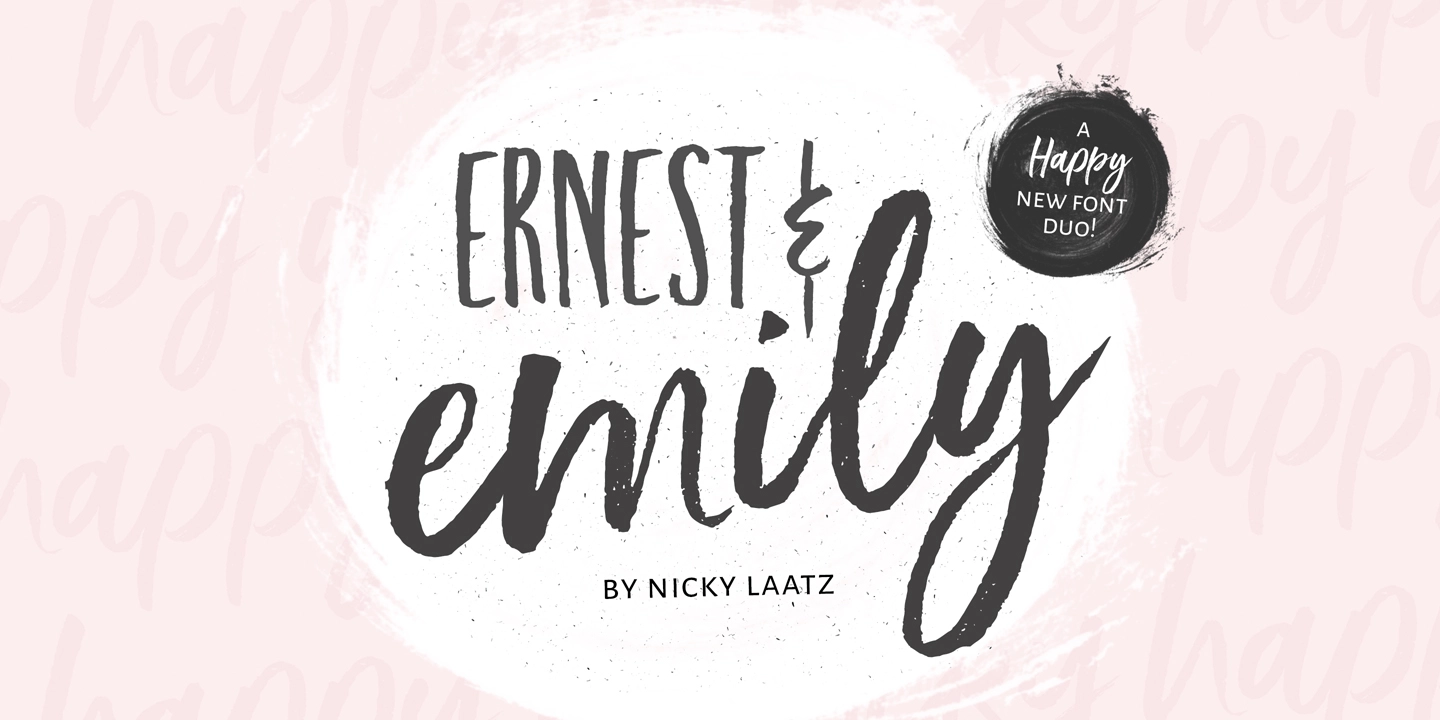 フォント Ernest and Emily