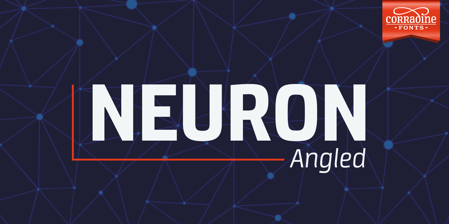 フォント Neuron Angled