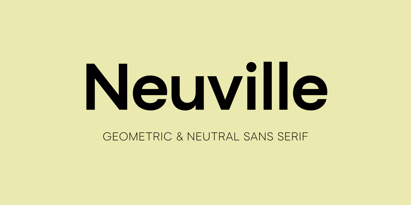 フォント Neuville
