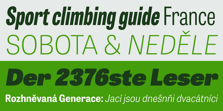 フォント Tablet Gothic